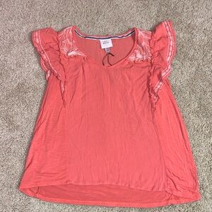 NWOT Women’s Knox Rose Coral Sleeveless XS Blouse